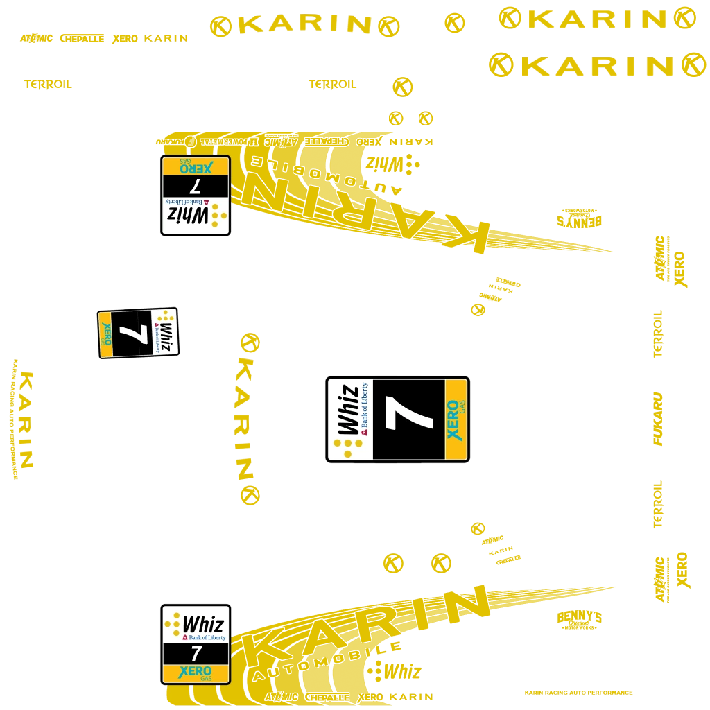 Karin Sultan Classic livery 10 template