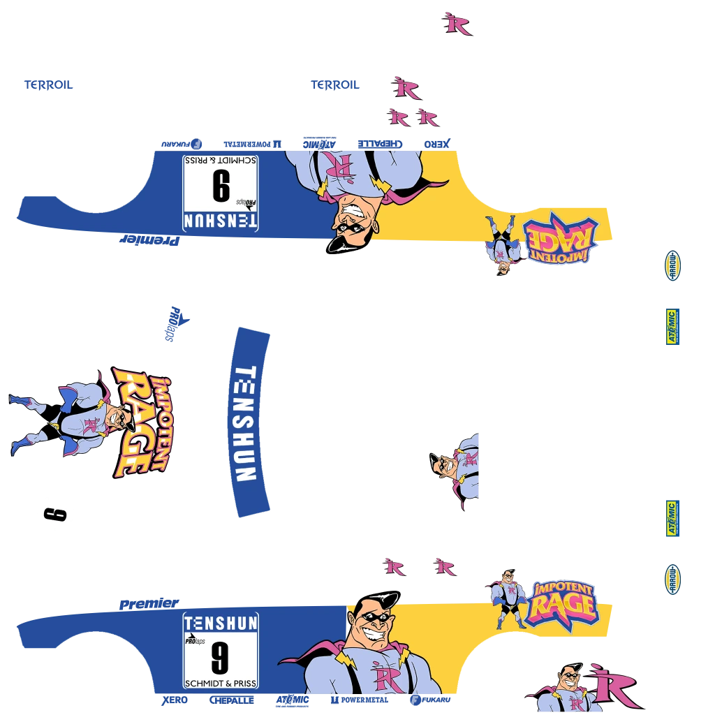 Karin Sultan Classic livery 6 template