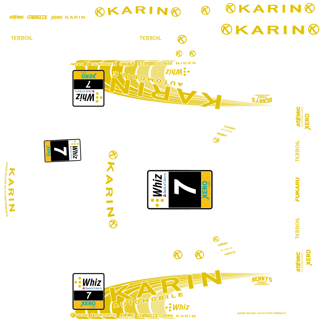 Karin Sultan RS Classic livery 10 template