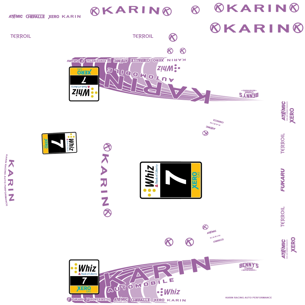 Karin Sultan RS Classic livery 15 template