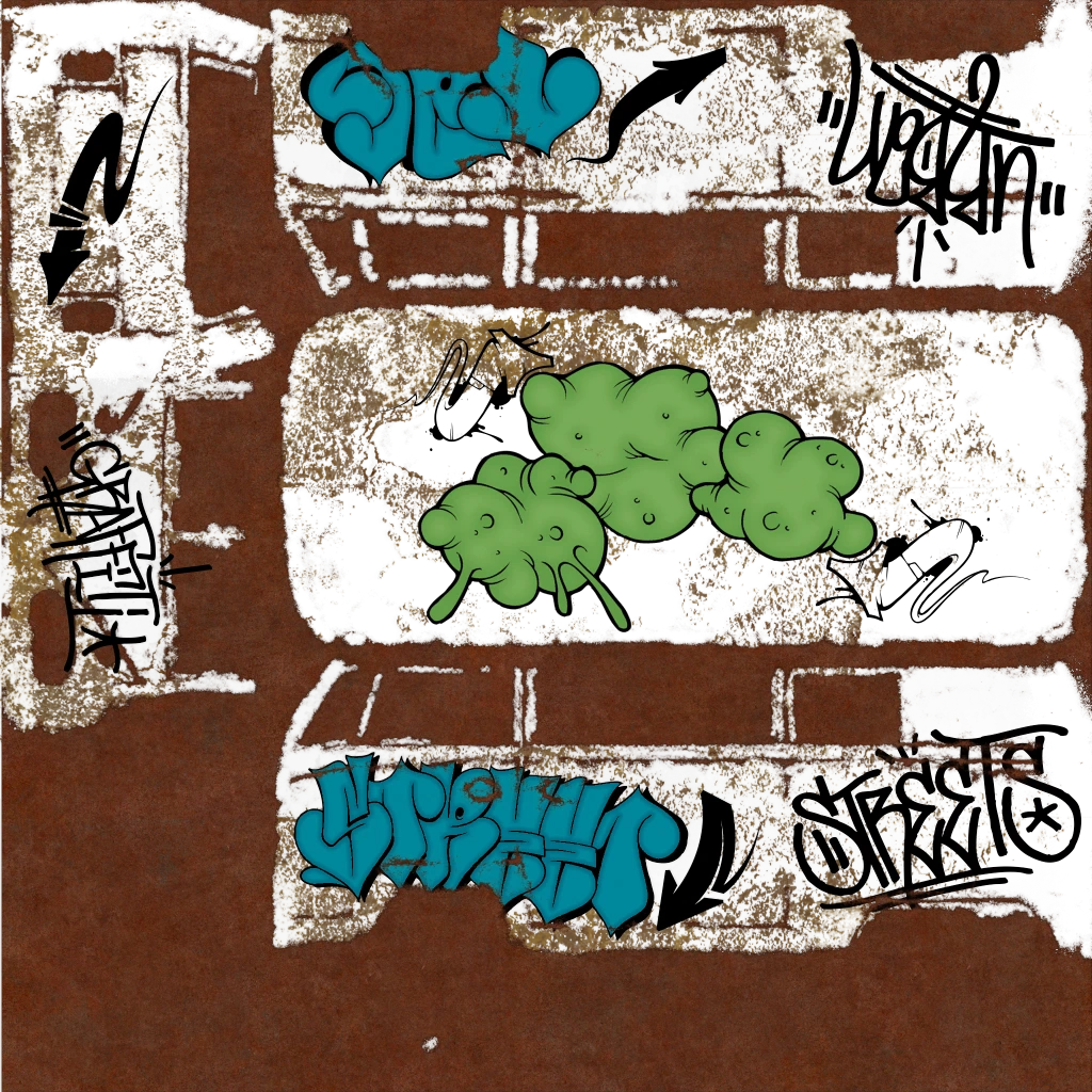BF Surfer Custom livery 11 template