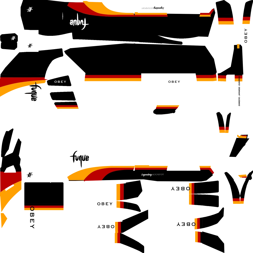 Obey 10F Widebody livery 9 template