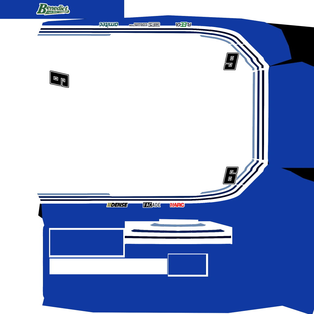 Pegassi Toreador livery 6 template