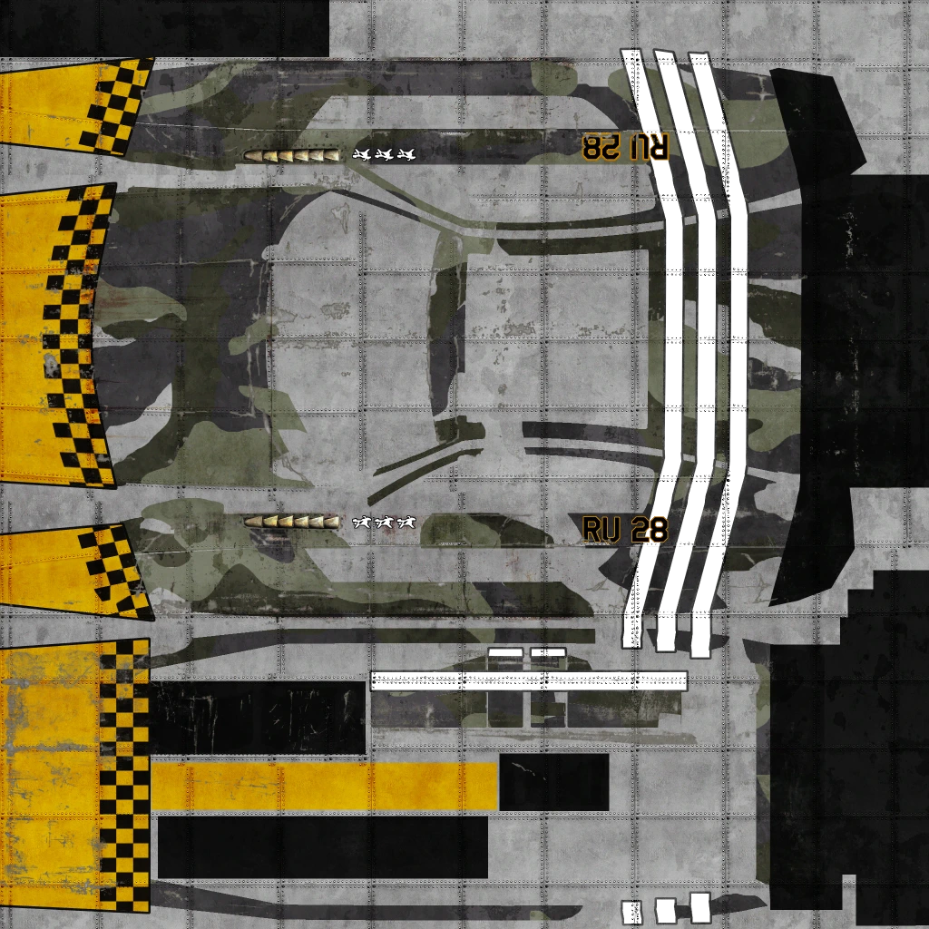 Pegassi Toreador livery 12 template