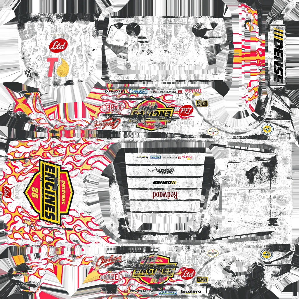 Lampadati Tropos Rallye livery 3 template