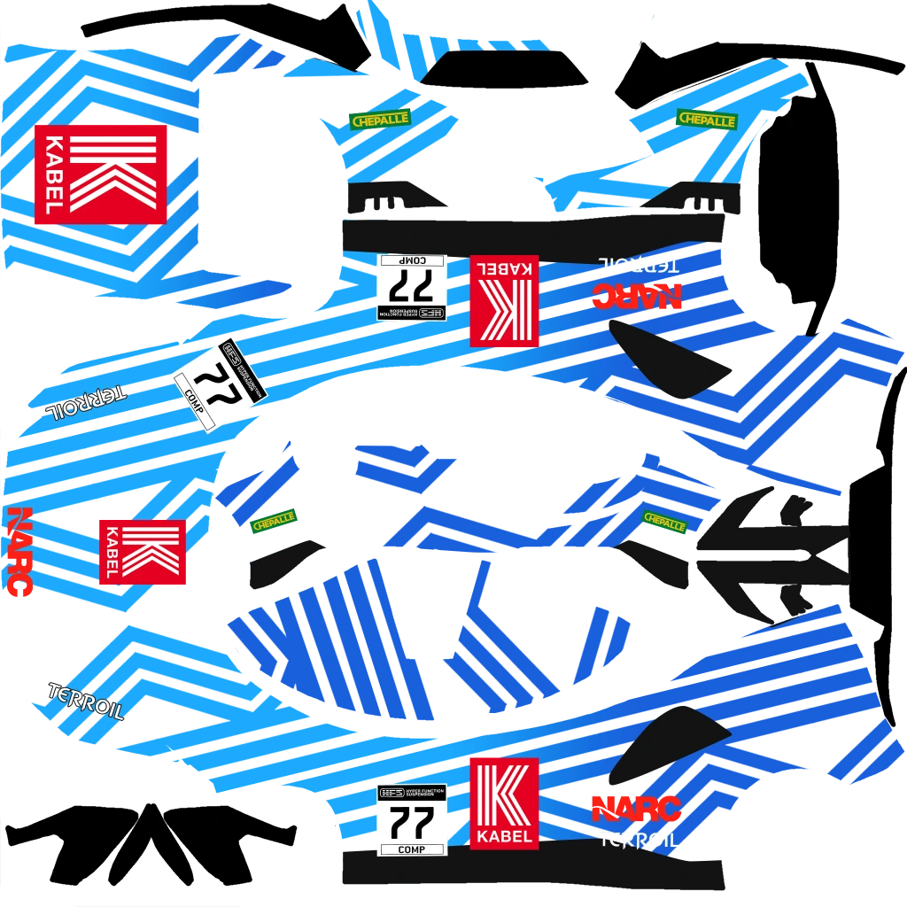 Grotti Turismo Omaggio livery 10 template
