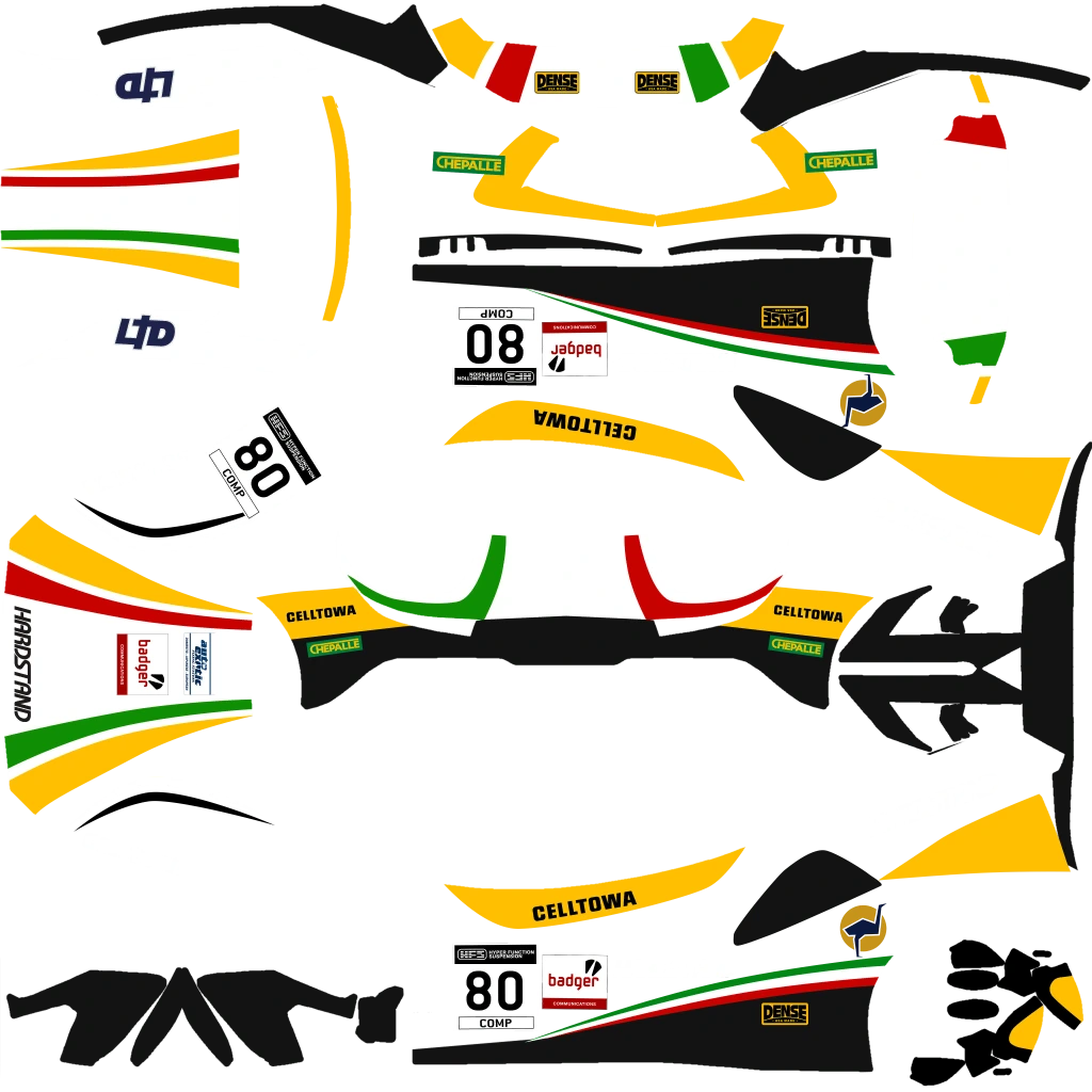 Grotti Turismo Omaggio livery 14 template