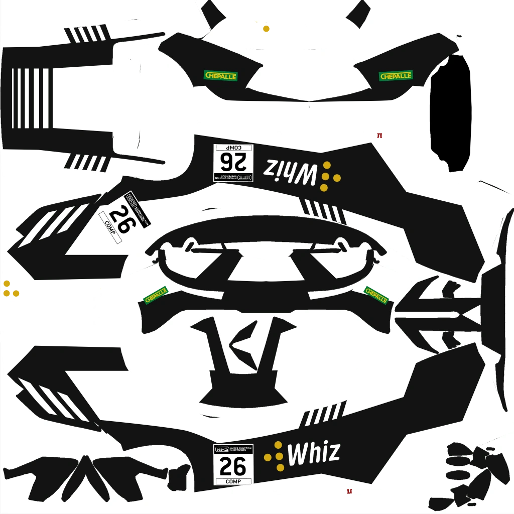 Grotti Turismo Omaggio livery 17 template