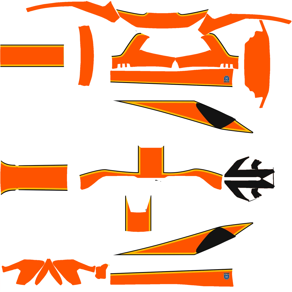 Grotti Turismo Omaggio livery 6 template