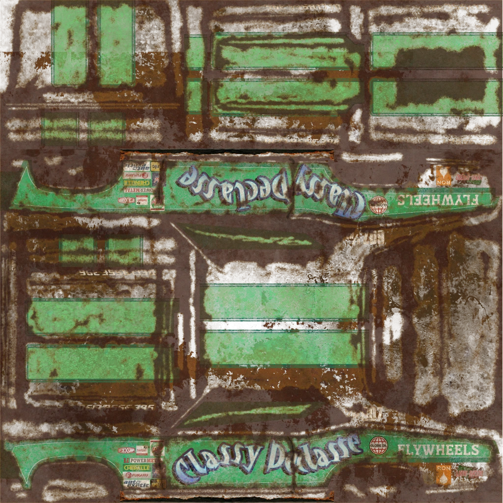 Declasse Vamos livery 9 template