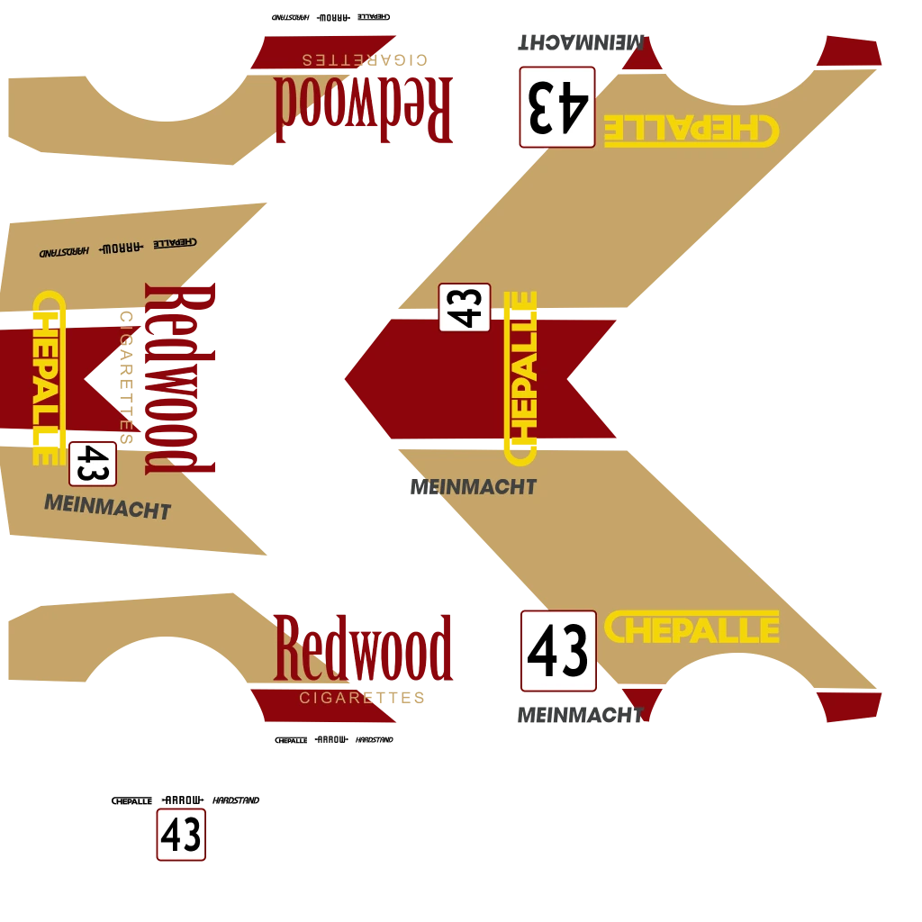 Vulcar Warrener HKR livery 13 template