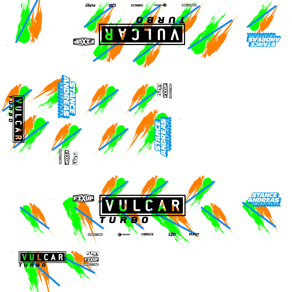 Vulcar Warrener HKR livery 15 template