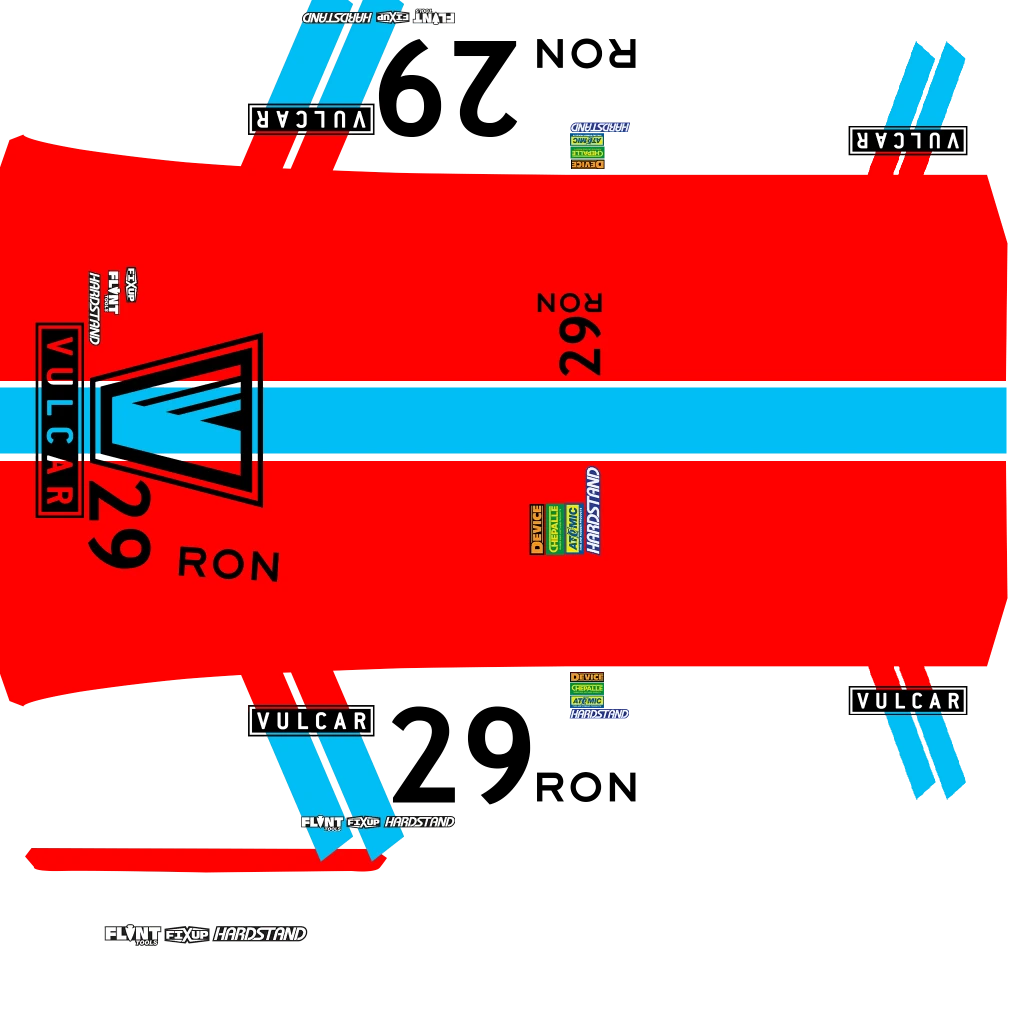 Vulcar Warrener HKR livery 11 template
