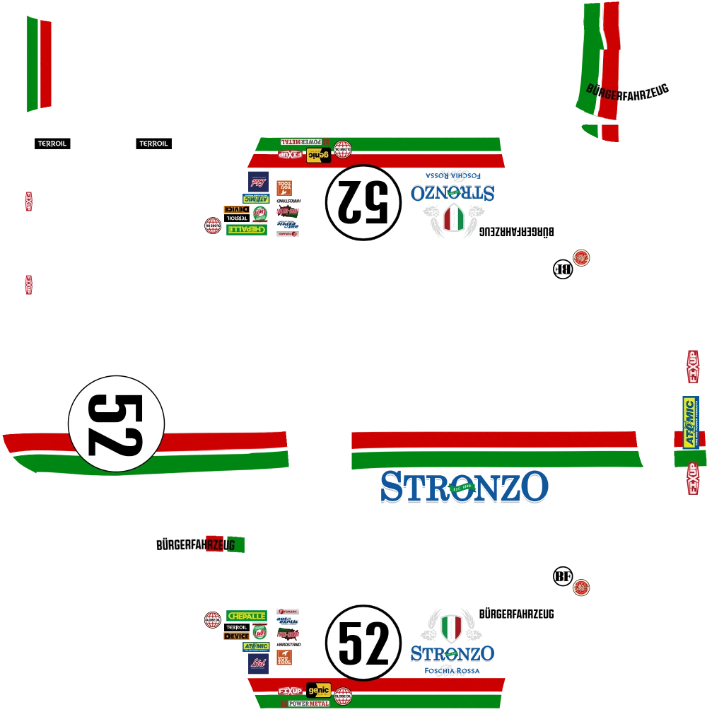BF Weevil Custom livery 6 template