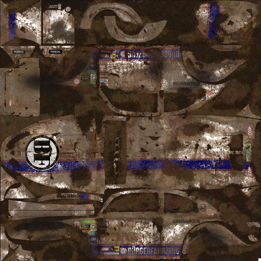 BF Weevil Custom livery 9 template
