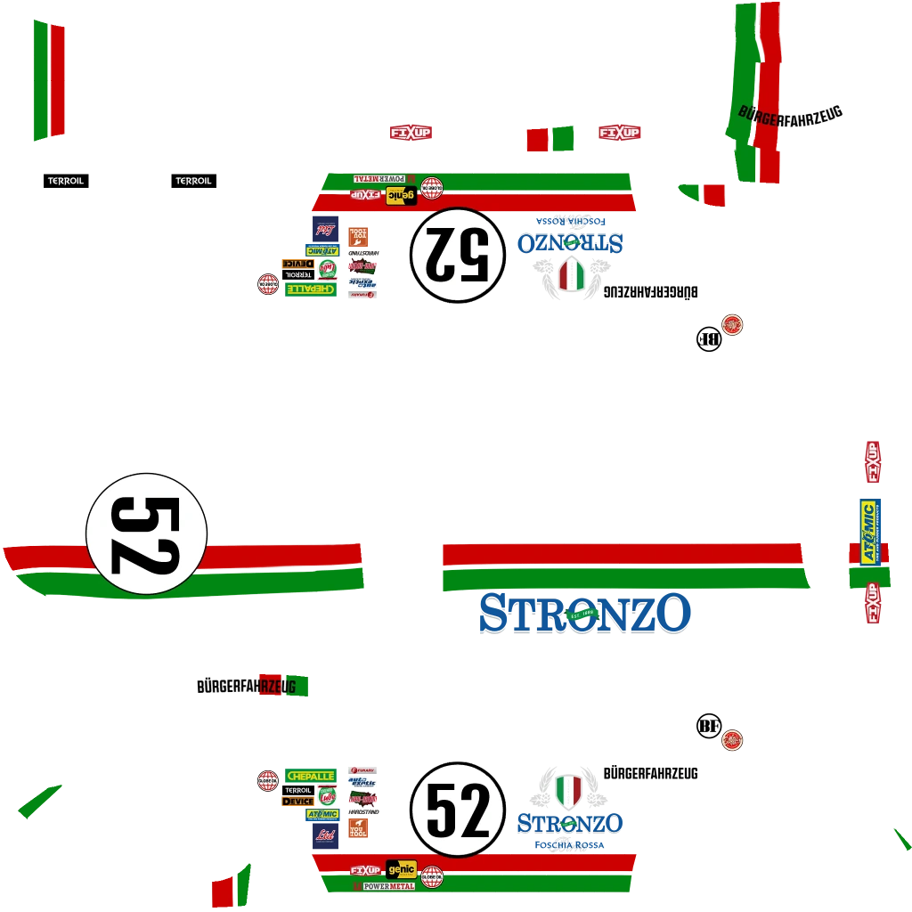 BF Weevil livery 6 template