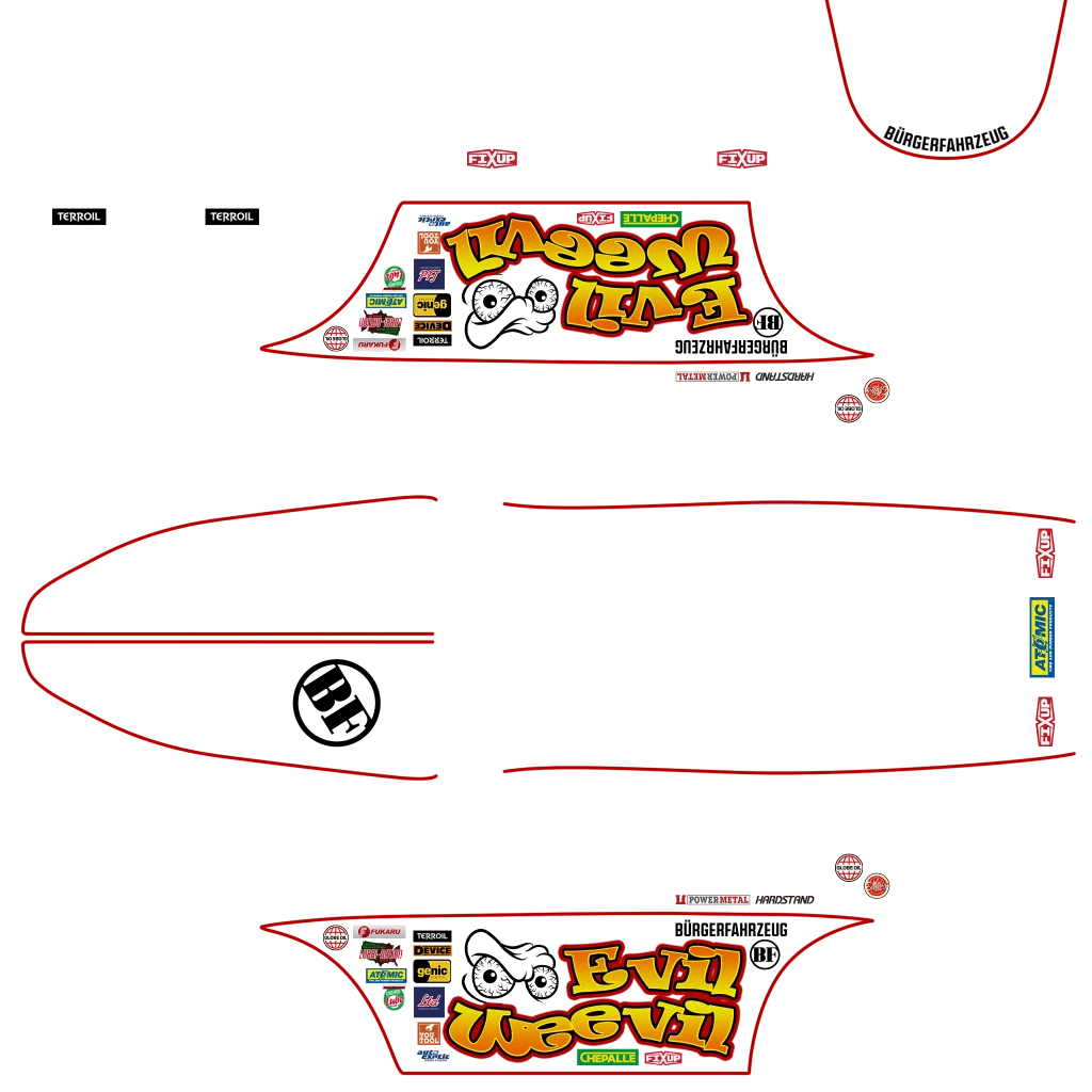 BF Weevil livery 7 template