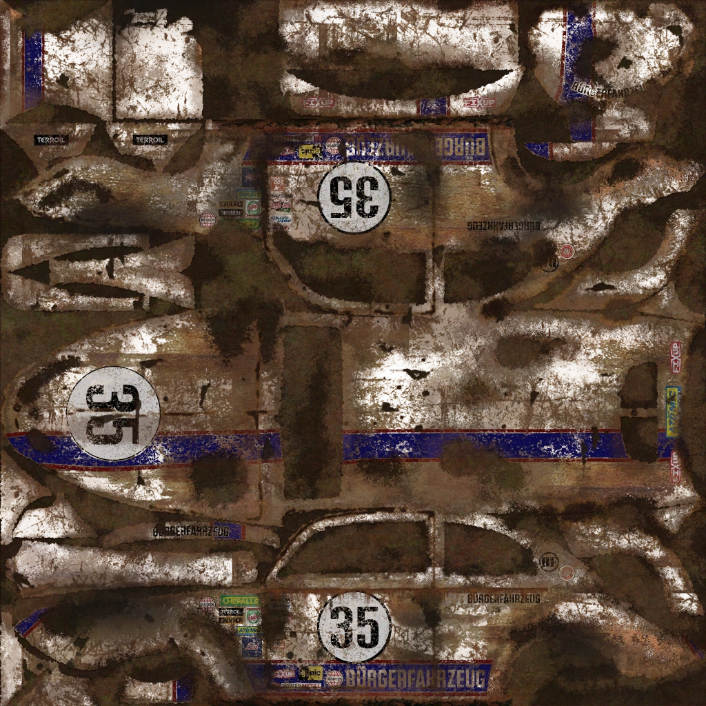 BF Weevil livery 9 template