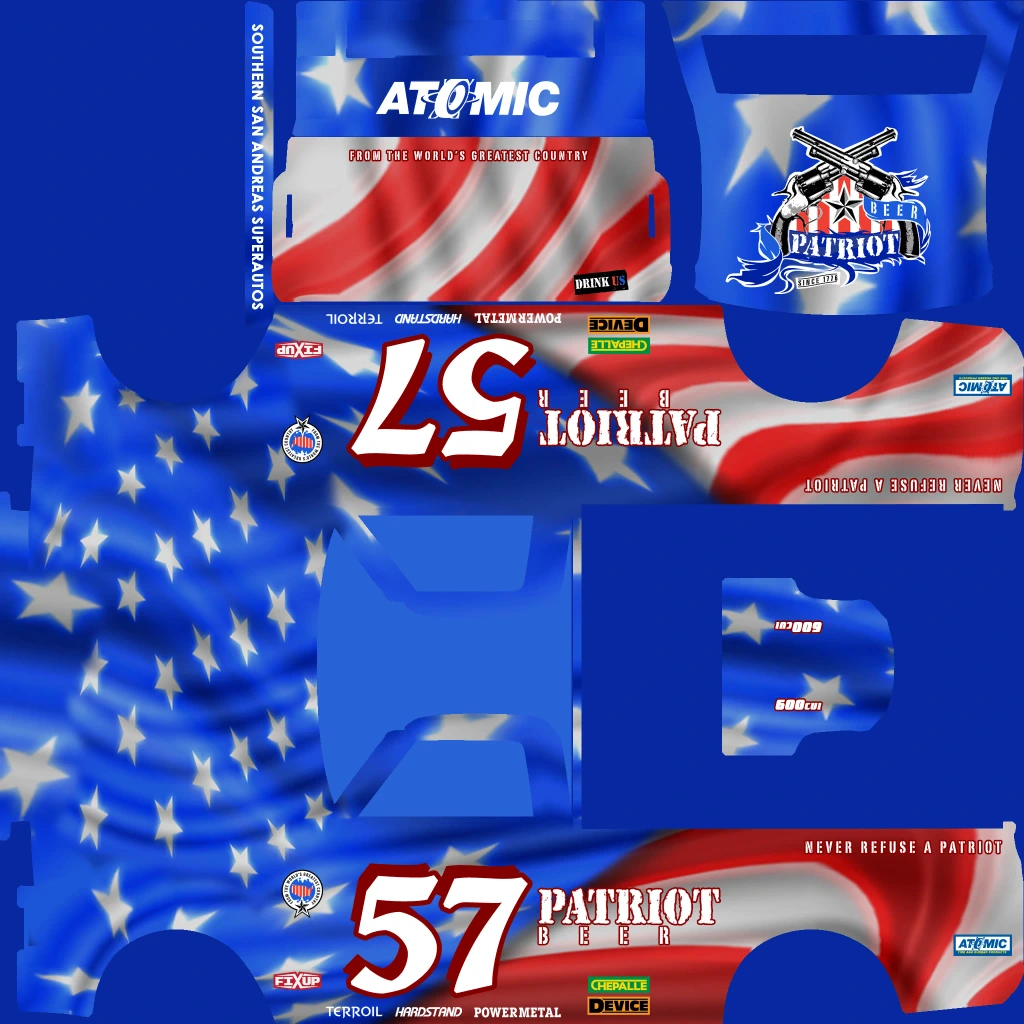 Declasse Drift Yosemite livery 5 template