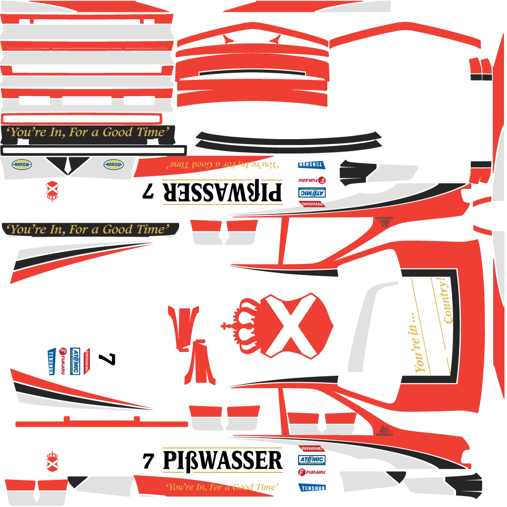 Ubermacht Zion Classic livery 9 template