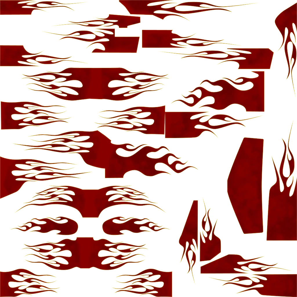 Western Zombie Chopper livery 1 template